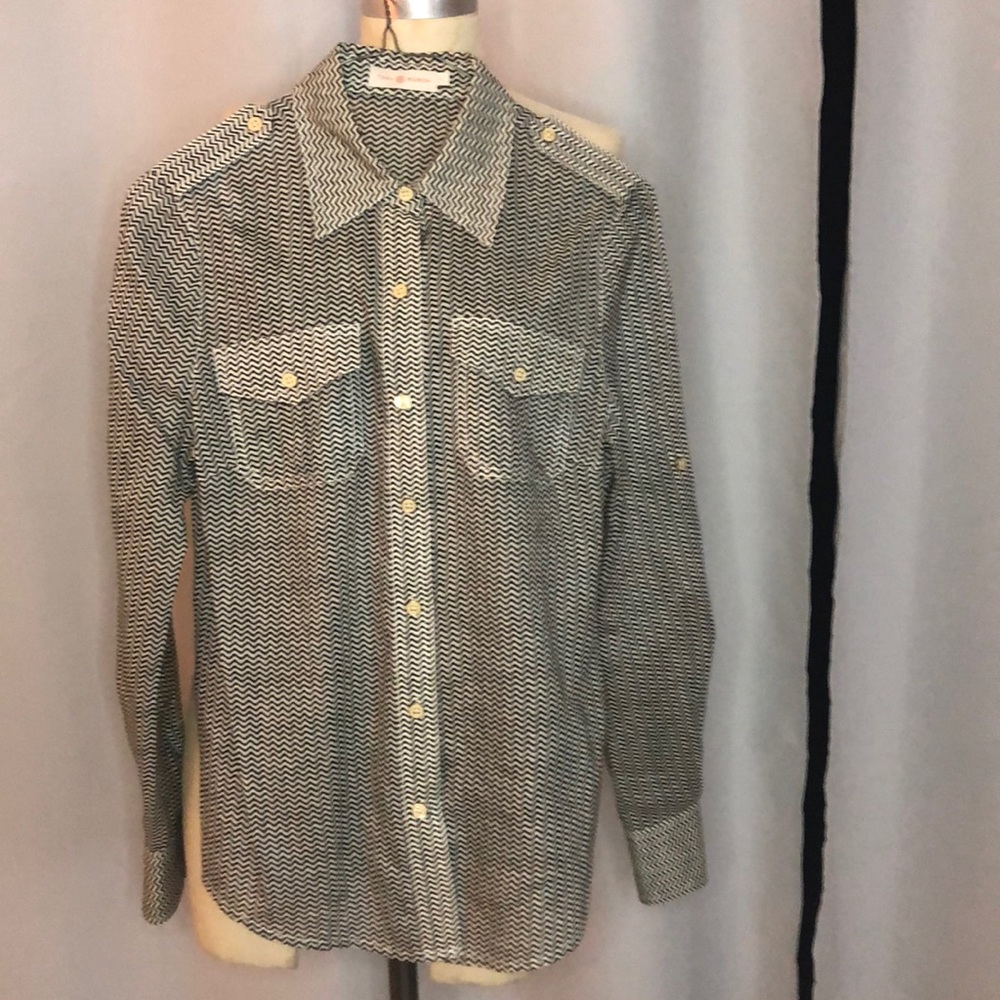Tory Burch button down shirt size 2